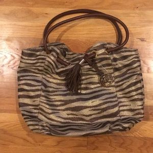 NWT Michael Kors Zebra Purse
